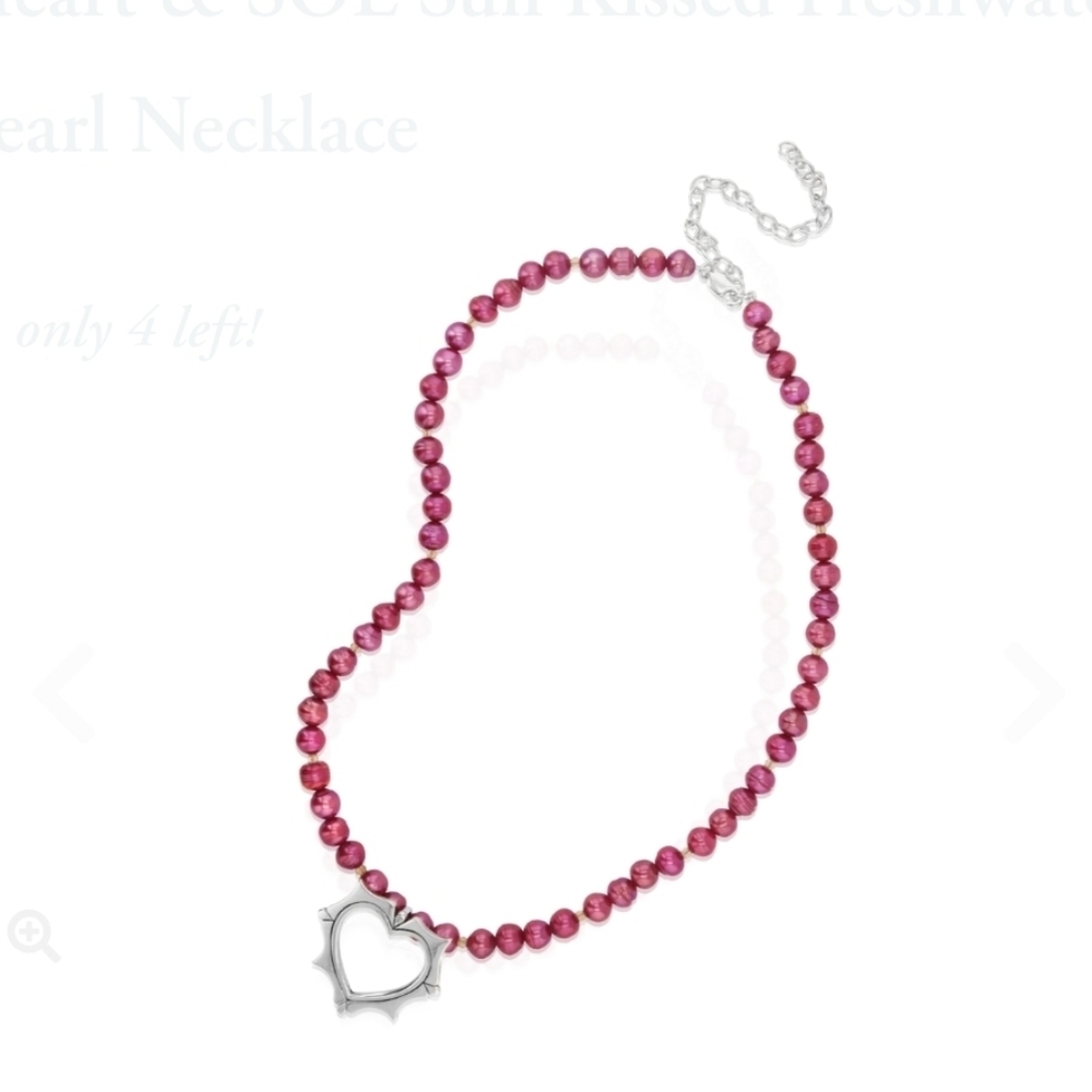 Heart & SOL Freshwater Pearl Necklace Mignon Faget